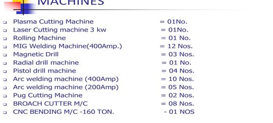Machine Fleet Overview