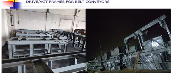 Belt Conveyor Structures & Frames